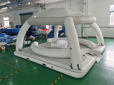 New Inflatable Floating Docks Pontoon 10 Person Inflatable Pool Float Island